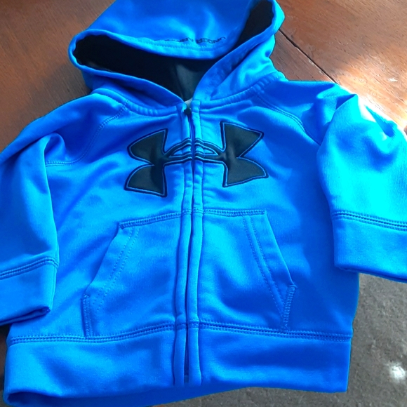 infant black zip up hoodie